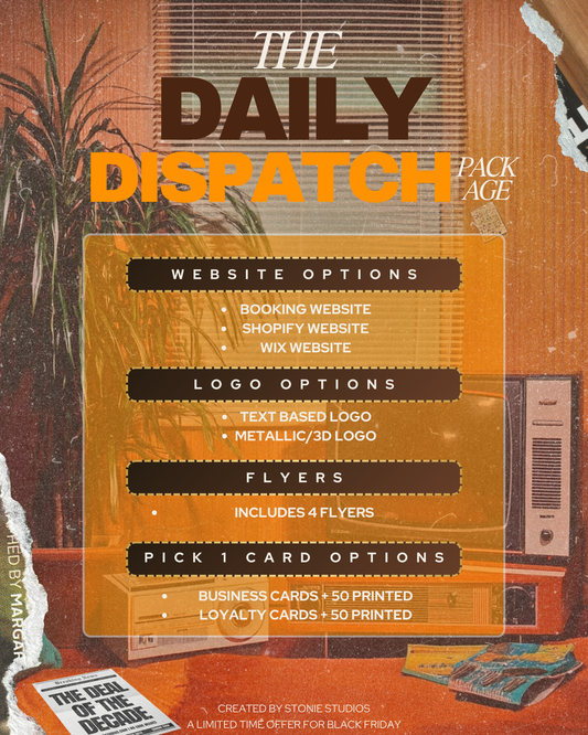 THE DAILY DISPATCH PACKAGE ( NEW* BLACK FRIDAY SPECIAL )