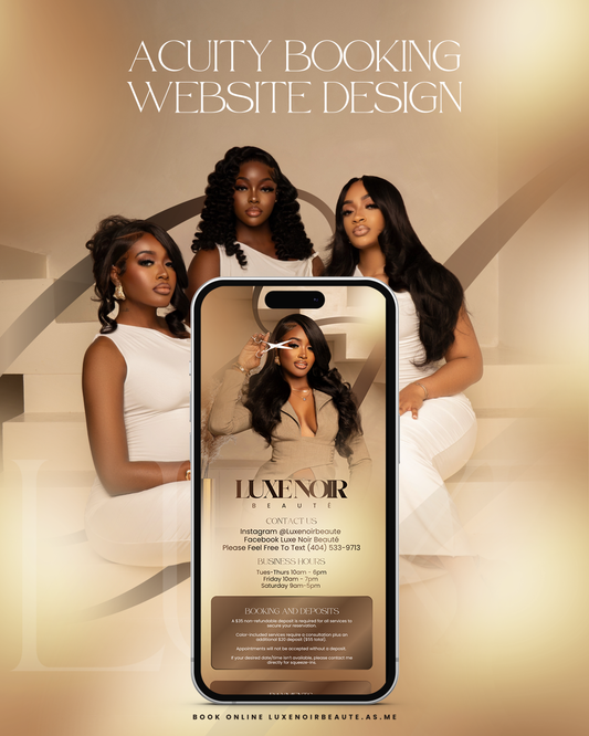 Acuity Booking Website