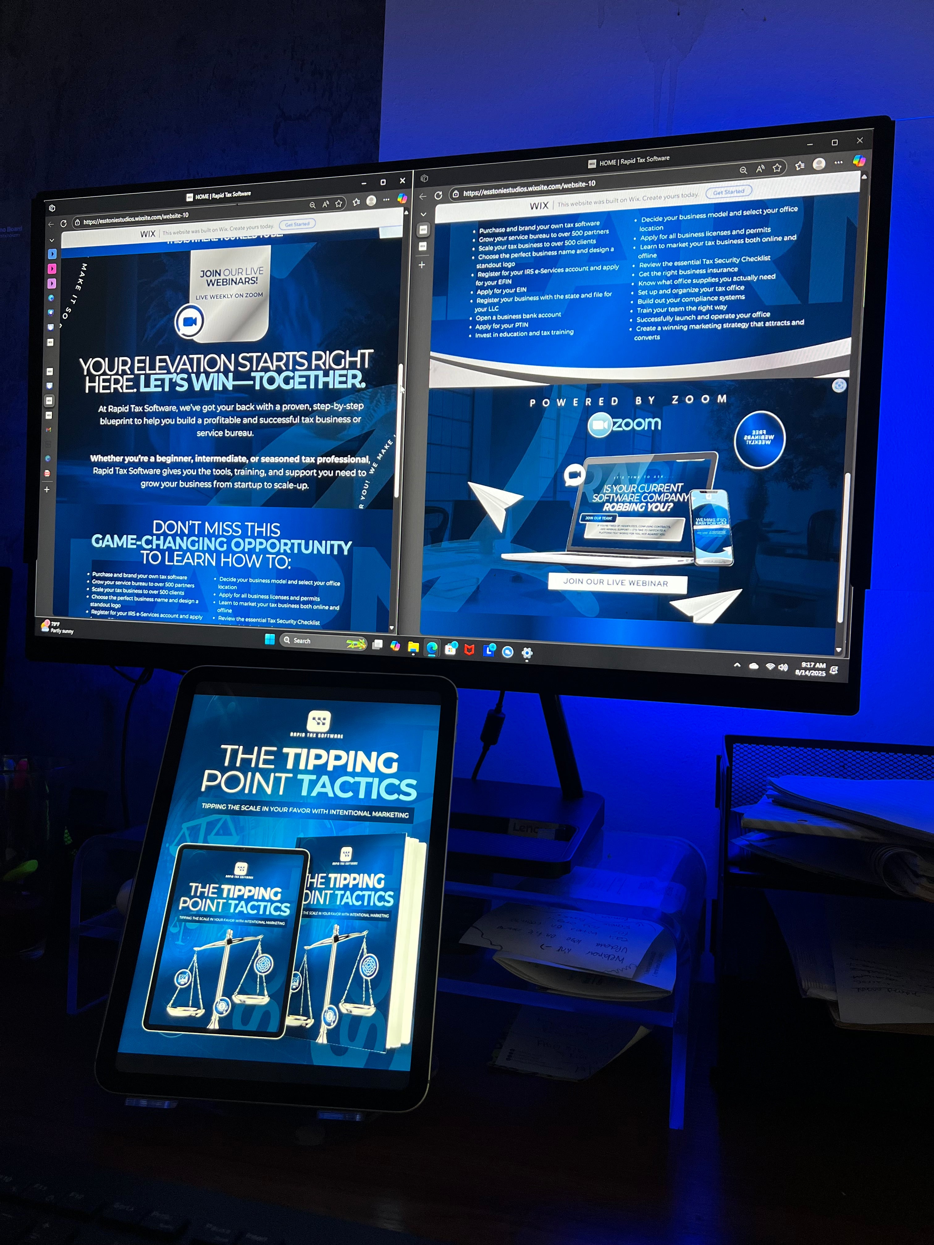Finance Website Design