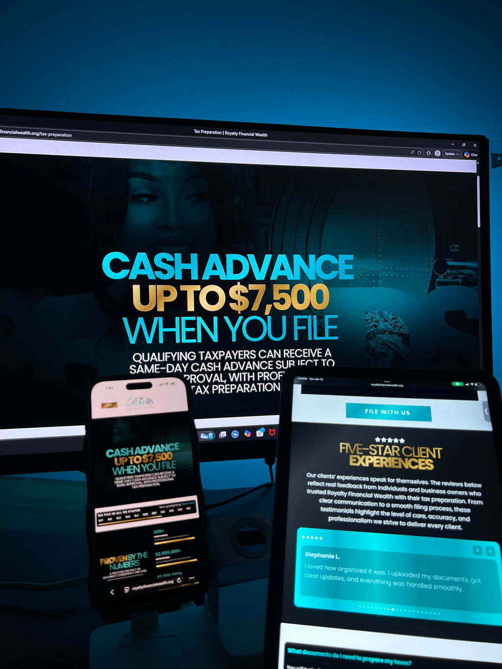 Finance Website Design