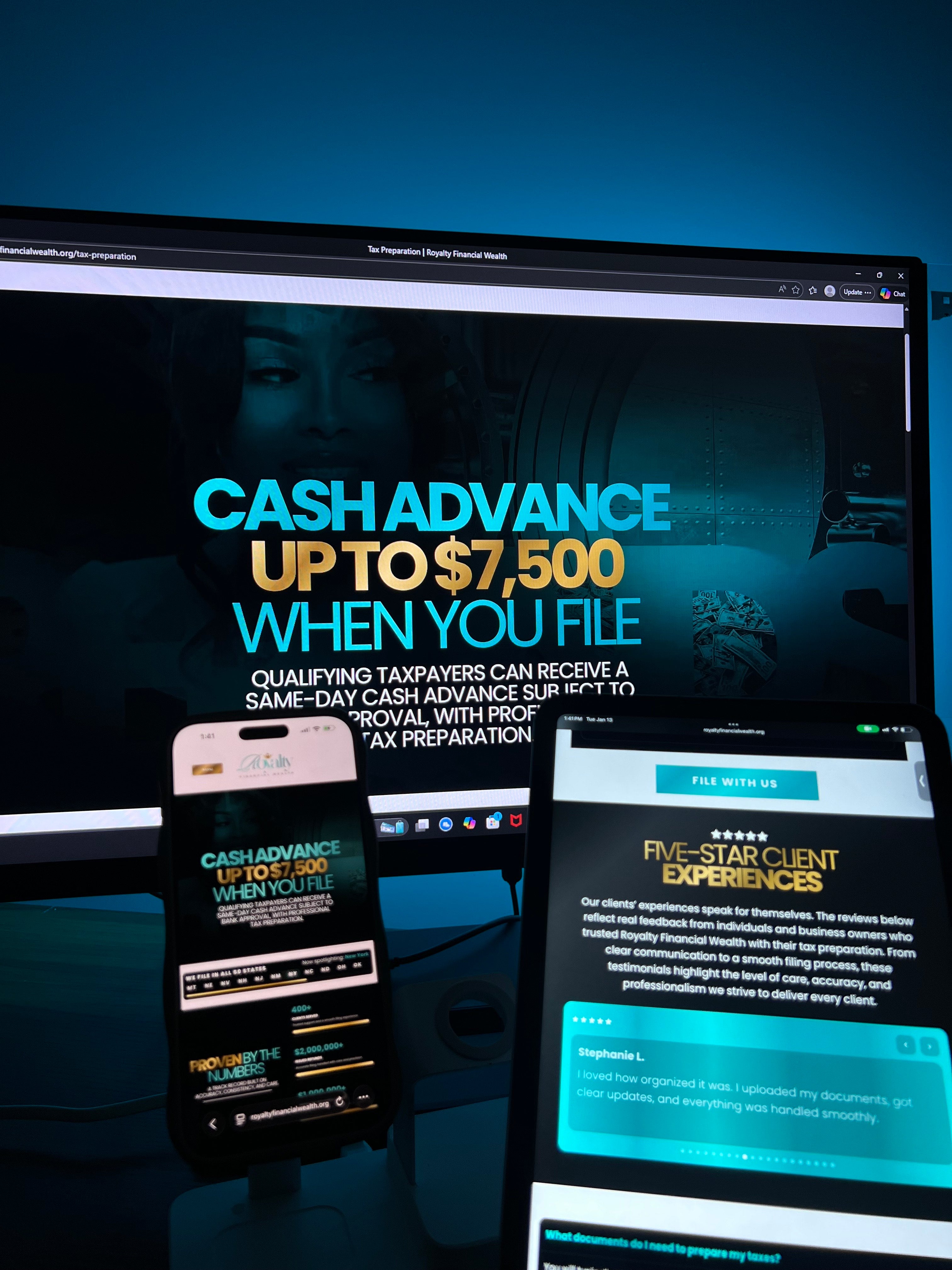 Finance Website Design