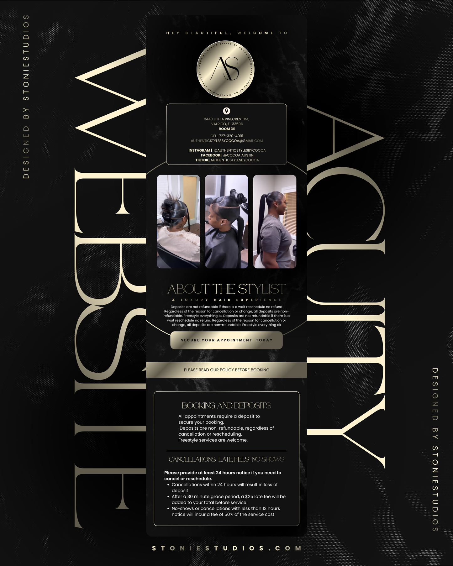 Acuity Booking Website