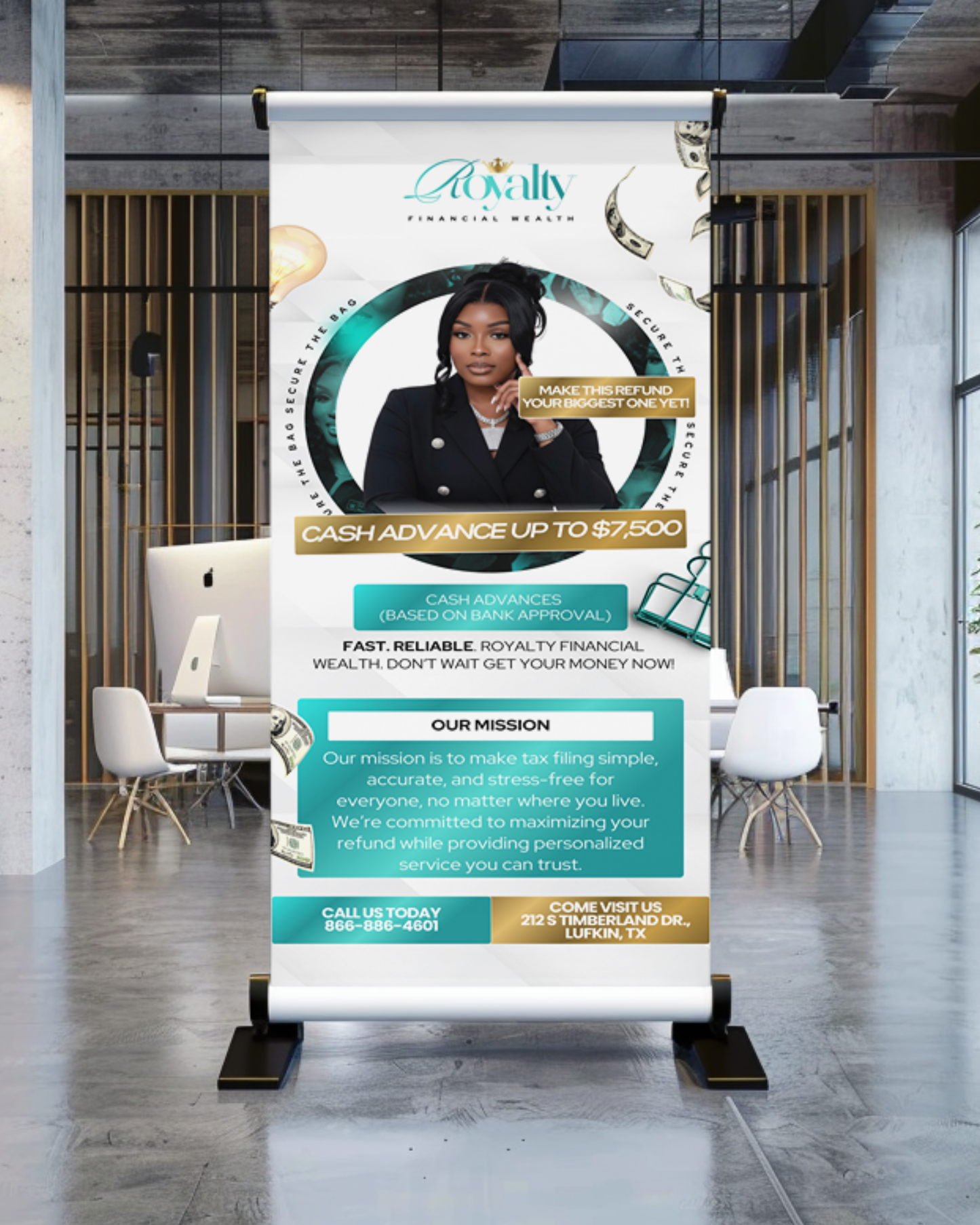 Tax Pro Retractable Banner