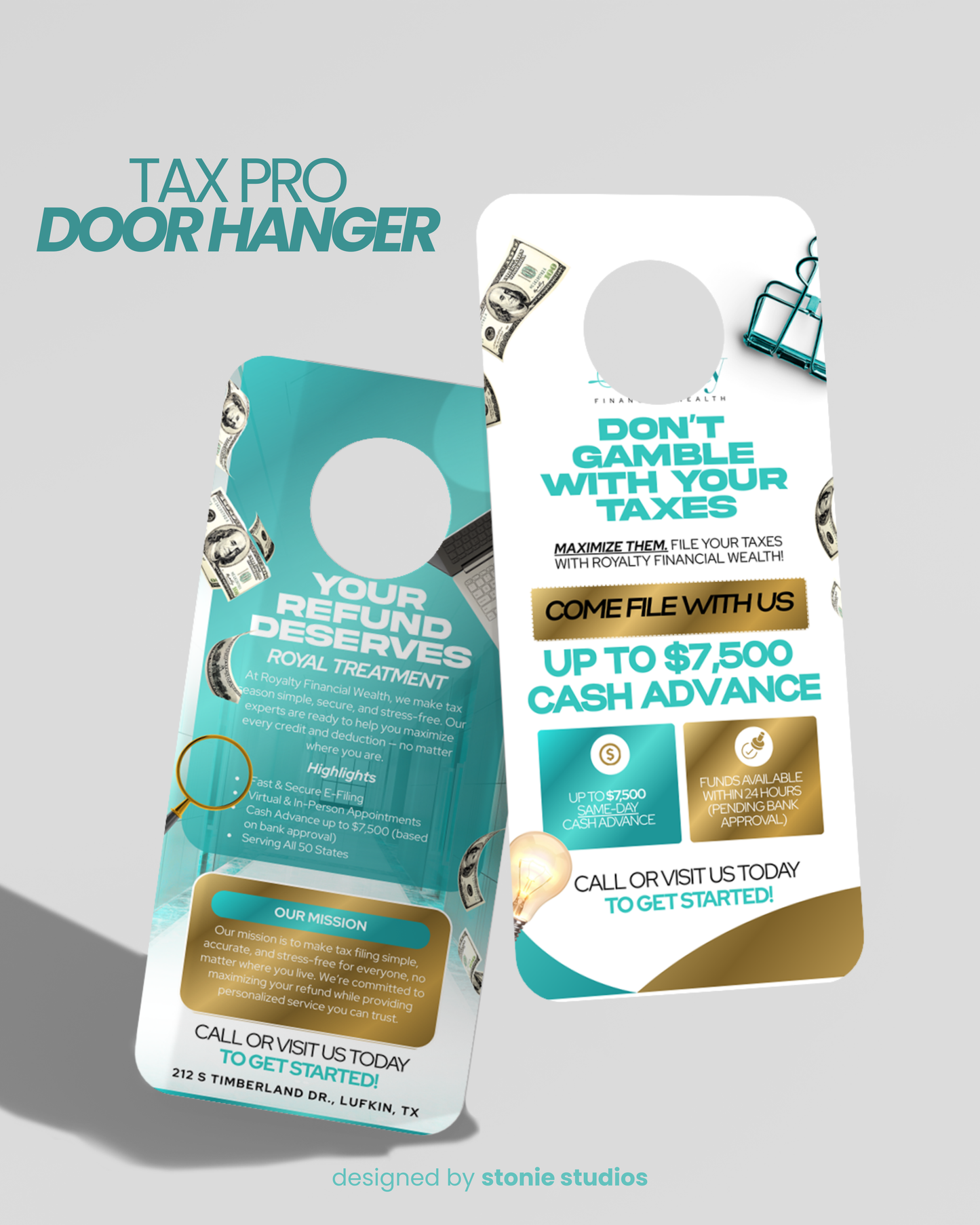 Tax Pro Door Hanger Design (DESIGN ONLY )