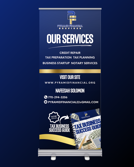 Tax Pro Retractable Banner