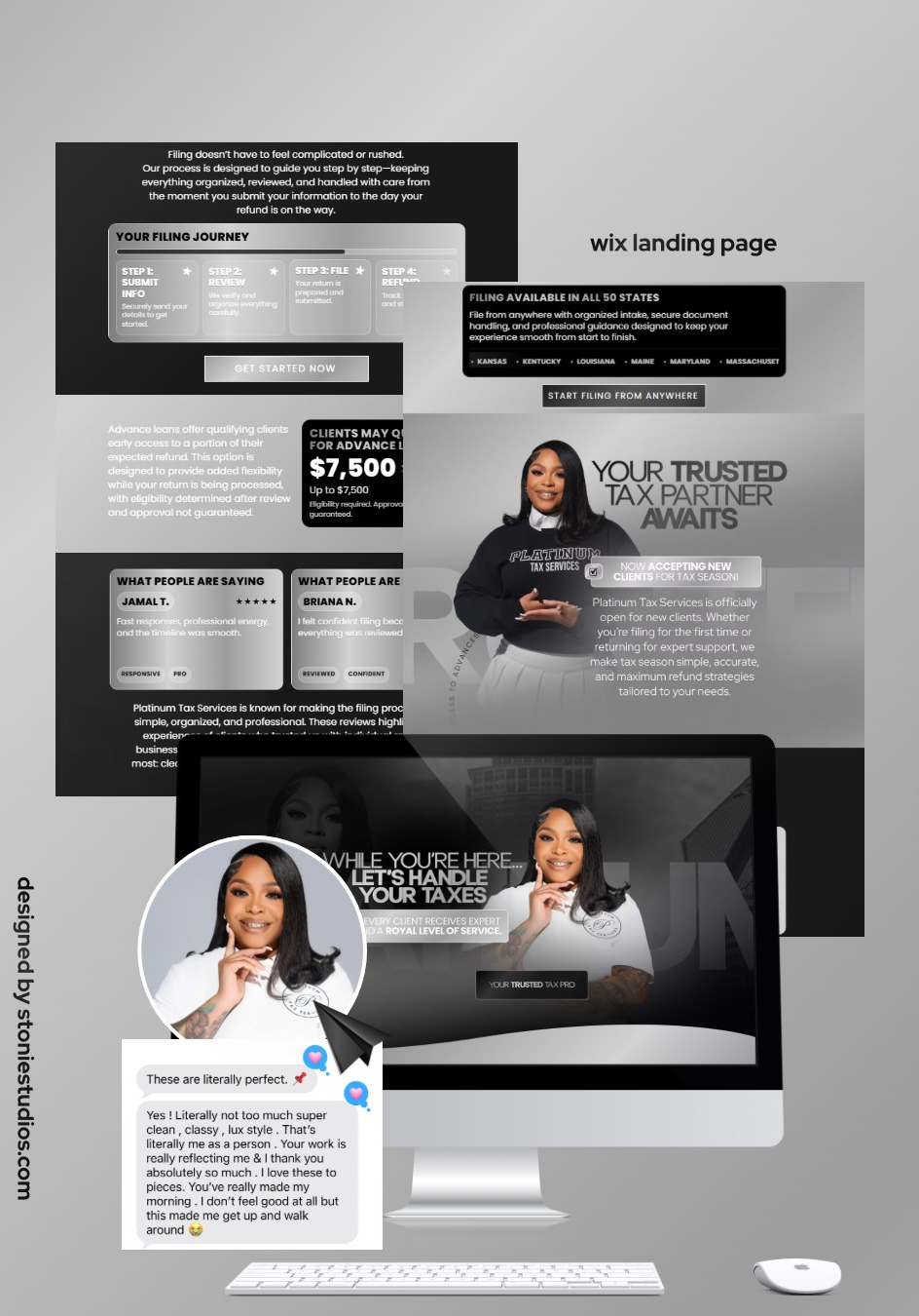 Finance Website Design