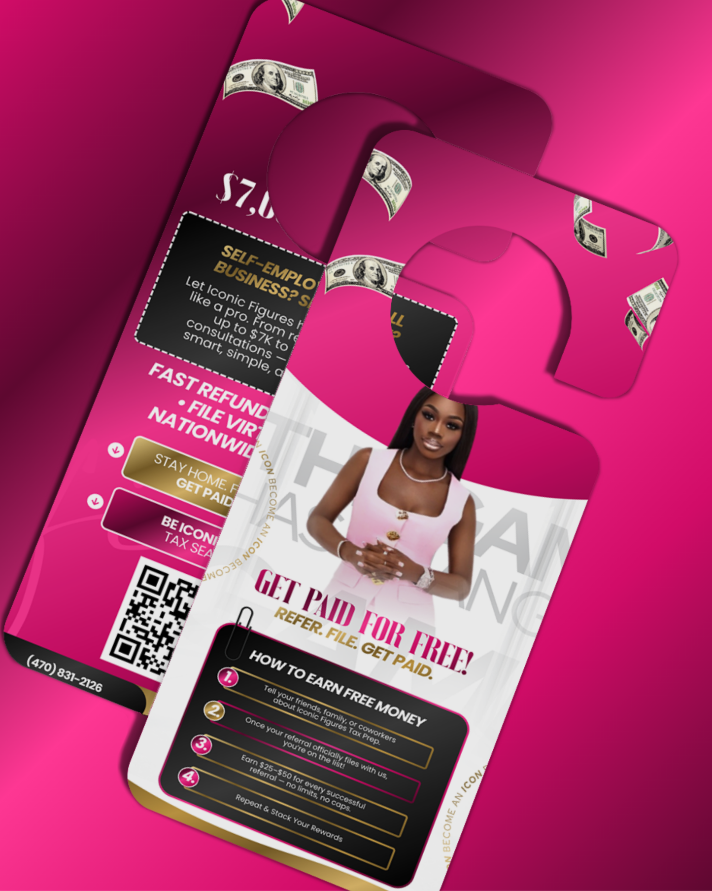 Tax Pro Door Hanger Design (DESIGN ONLY )