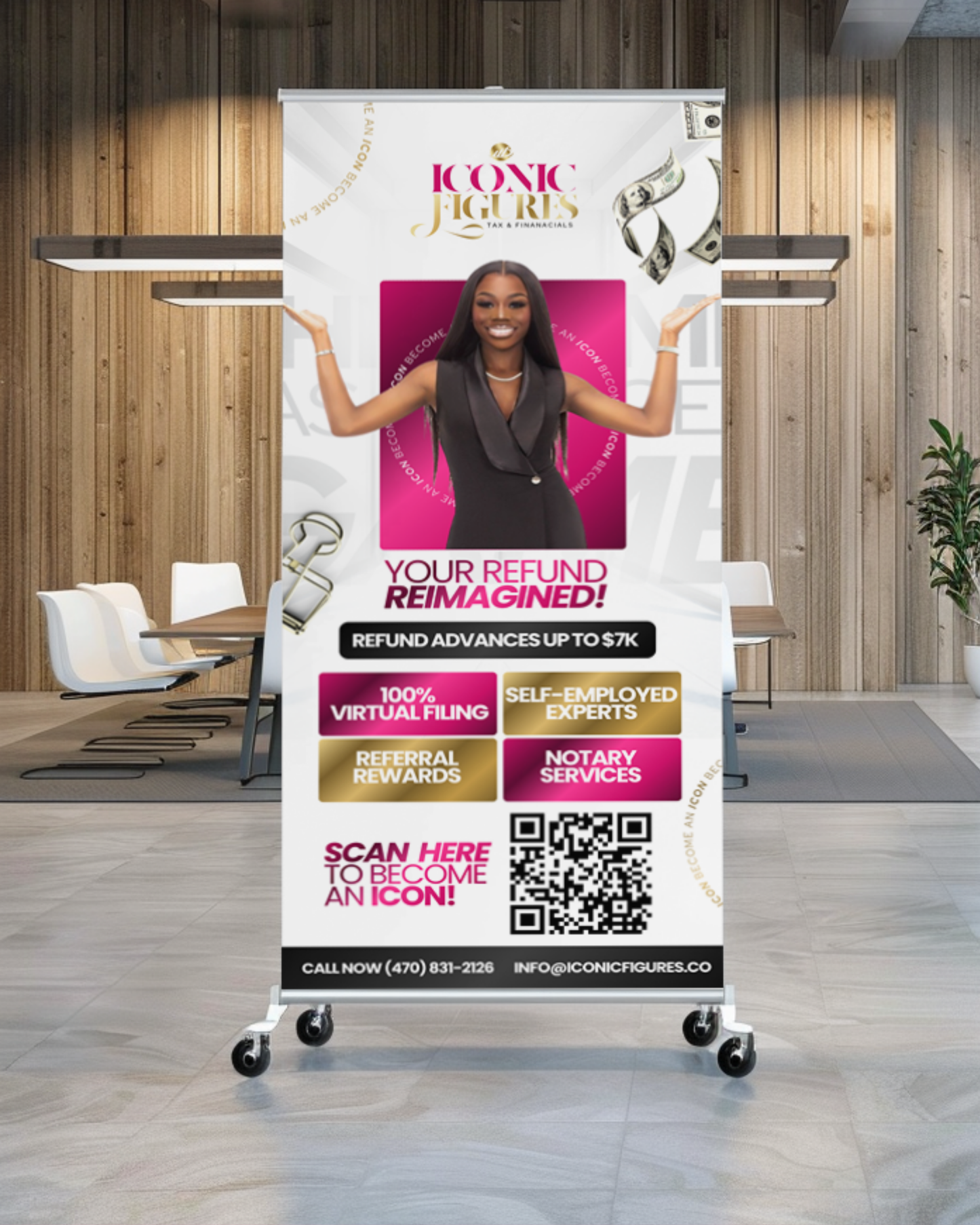 Tax Pro Retractable Banner